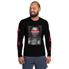 Rickson Gracie Brazilian Jiu-Jitsu BJJ Gi No-gi Nogi MMA Long Sleeve Rash Guard