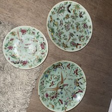 3 Qing Dynasty Chinese Plates