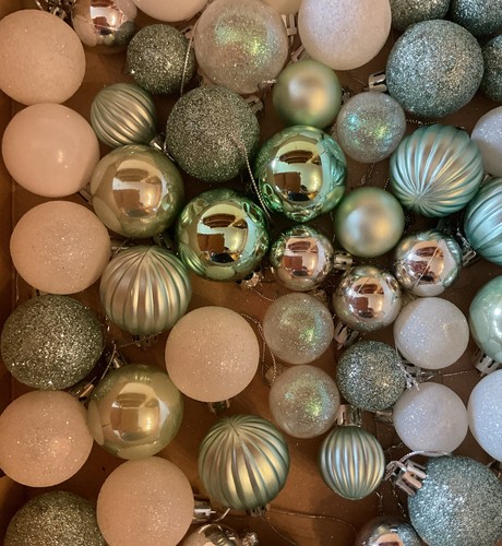 Christmas baubles green and - christmas,