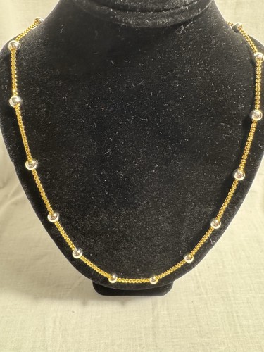 Gold tone station cable chain - cable,
