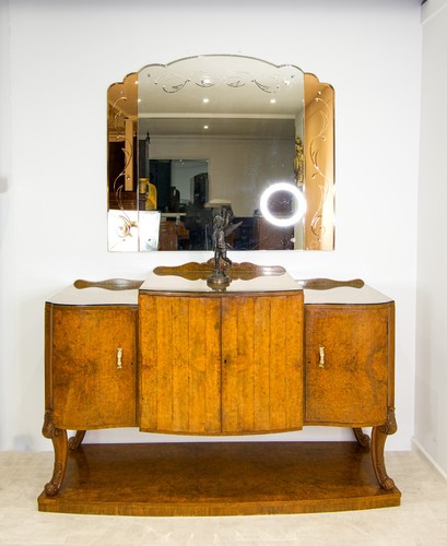 Art deco burr walnut - burr,