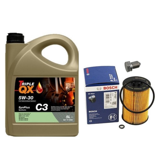 Bosch oil filter service - oil,