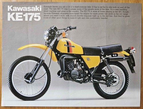 Kawasaki ke175 sales brochure - kawasaki,