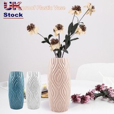 Home Plant Pot Basket Shatterproof Plastic Vase Flower Arrangement Flower Vases