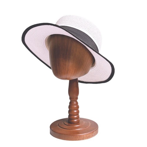 Wooden mannequin head model - wooden,