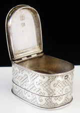 Antique Sterling Silver Nutmeg Grater, Thomas Phipps & Edward Robinson 1803
