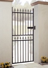 WROUGHT IRON METAL GARDEN SIDE