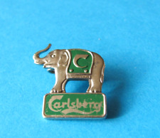 Vintage CARLSBERG Lager Beer Elephant Advertising Badge. Used.