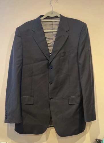 Men charcoal pure wool - pure,