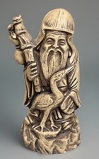 Vintage Mud Man Shou Xing God