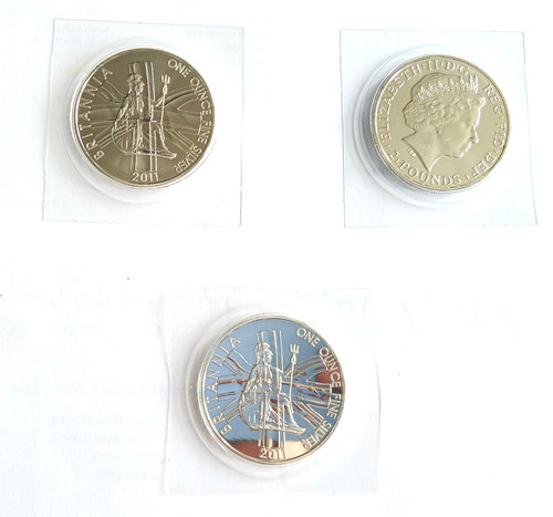 Lot 1oz silver - (3),