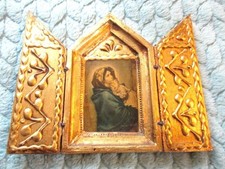 Gold Gilt Gesso Madonna of the