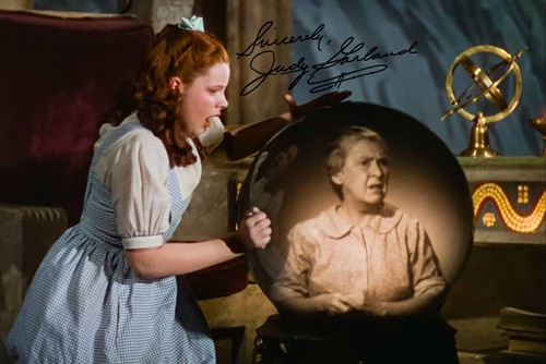 Judy garland signed autograph - judy,