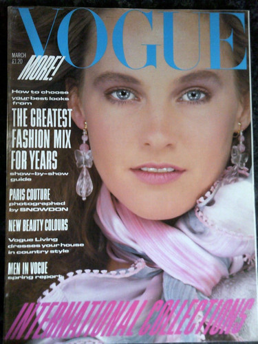 Vogue march 1982 lovely - ,