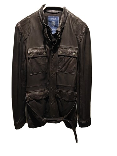 Gant leather jacket - gant,