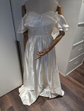 Vintage Style Ivory Bohemian Wedding Dress Size 14 