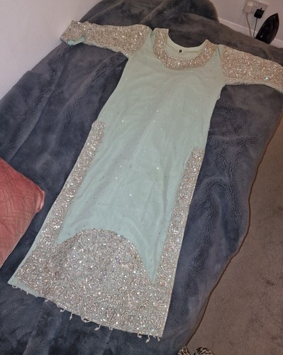 Sage lehenga size medium - size,
