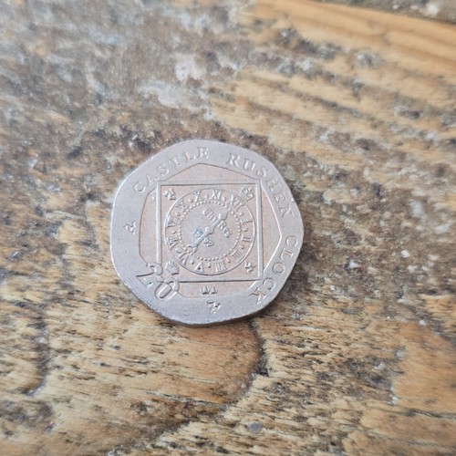 1994 20p coin - 20p, castle