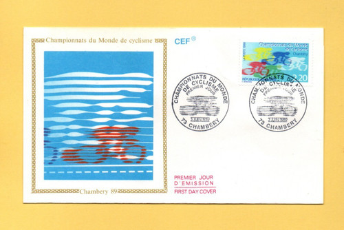 Fdc 1989 world cycling - 1989,