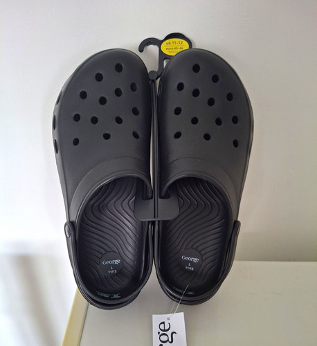 George men black slip - black, slip-on