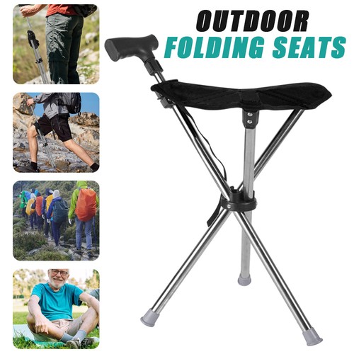 Folding portable walking stick - folding,
