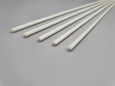 Fibreglass High Quality Roman Blind Rods 4mm- ALL SIZES Packs of 5- FREE END CAP