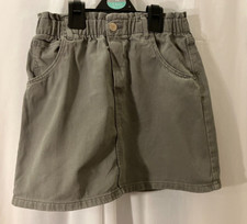 H&M Khaki  Denim Skirt with
