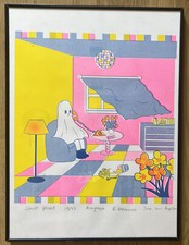 Limited edition 'Ghost Phone' risograph print by Brainccoli (19/52)