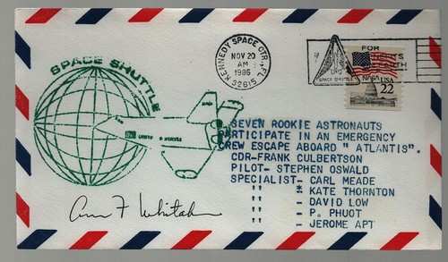 Astronaut ann whitaker signed - whitaker,