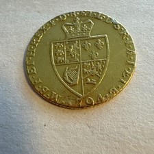 1794 Great Britain George III Spade Full Gold Guinea