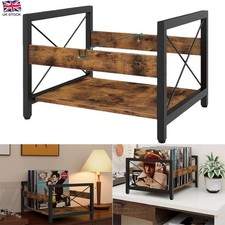 Wood record storage holder - record,