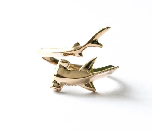 Bronze hammerhead shark - bronze,