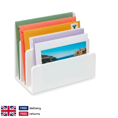 White compartment letter - 3-compartment,