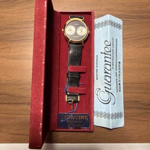 Vintage montine quartz watch - vintage,