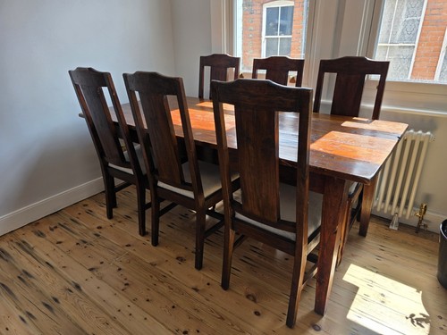 Lombok solid teak wood table - teak,