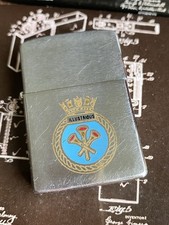 HMS Illustrious Zippo Lighter 1984 (JC)
