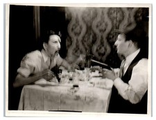 Old Photograph Two Men Arguing