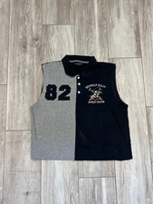 Vintage Beverly Hills 1982 Polo Club Cropped Vest T-shirt Size M