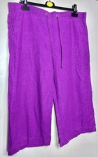 Peacocks Violet Purple Linen