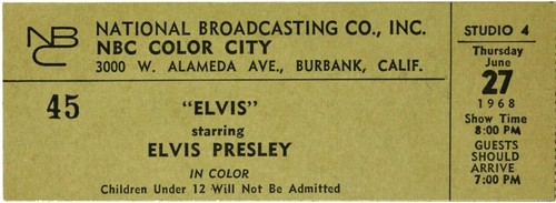 Elvis presley concert ticket - presley,