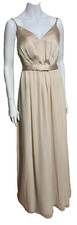 Vera Wang (White) champagne Valenina evening gown, US 4 UK 8