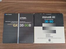 TDK GX 35/90B + Maxell UD 35-90  reel to reel R2R tape