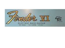 Fender  Bass VI Gold Metallic