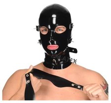 Latex Hood mask Rubber Full