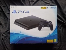 Sony Playstation 4 Console PS4 Slim Black Boxed 500gb