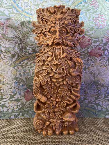 Decorative green man resin - decorative,