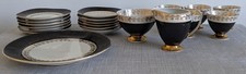 Vintage China Tea Set - Chidziez Poland 'Black Harlequin'