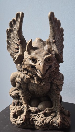 Mother griffin gargoyle - mother, with
