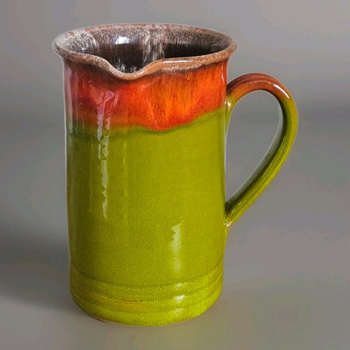 Studio art pottery jug vase - pottery,
