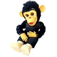 15" 50s -60s Vintage Kitsch "Zippy the Monkey" "Zip the Chimp" By the Rushton Co